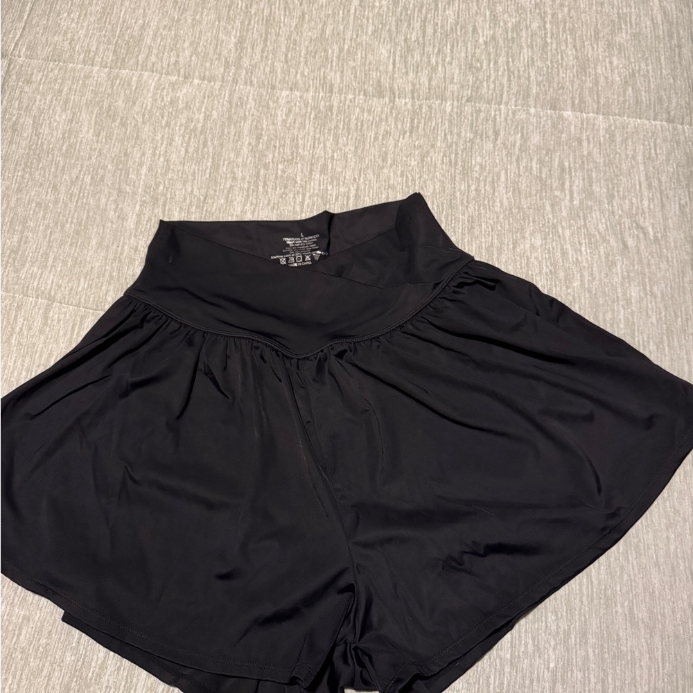 Amazon Women's High-Waisted Black Athletic Shorts